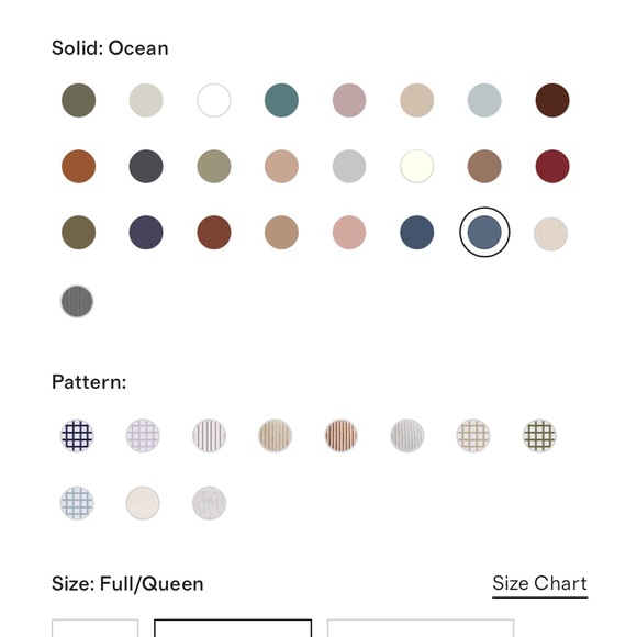 NWT Quince European Linen Duvet Cover Full/Queen - Ocean - Picture 9 of 9